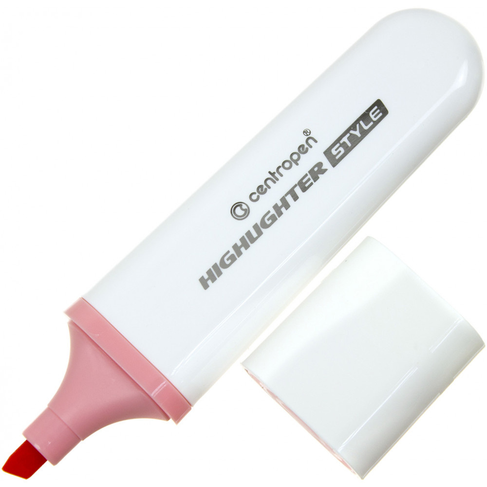 Маркер текстовий Highlighter Style 6252, 1-4,6мм., пастель рожевий Centropen - фото 1