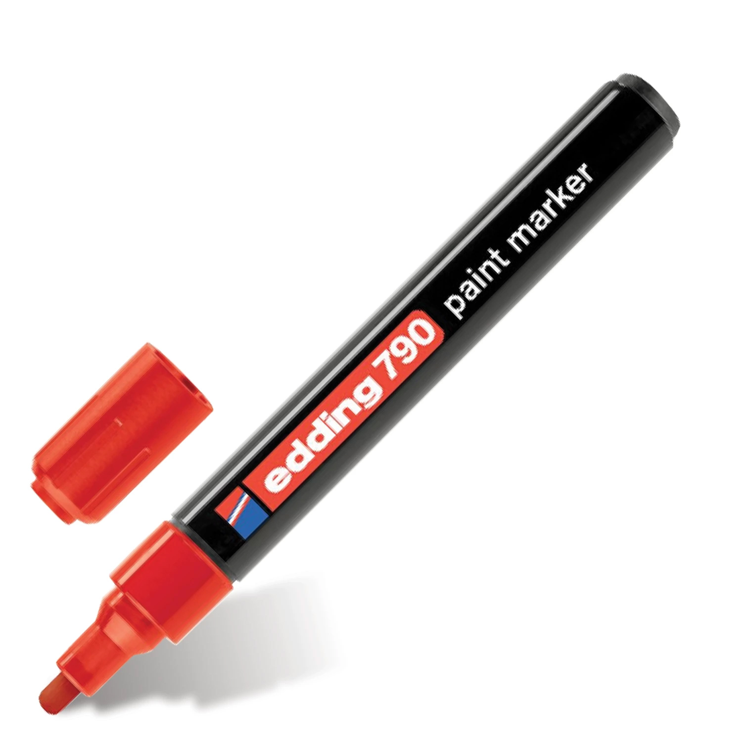 Маркер лакуючий 790, круглий наконечник 2-3мм., черв. Edding - фото 1