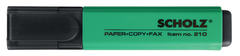 Маркер текстовый 210, 1-5мм., зелен. Scholz - фото 1