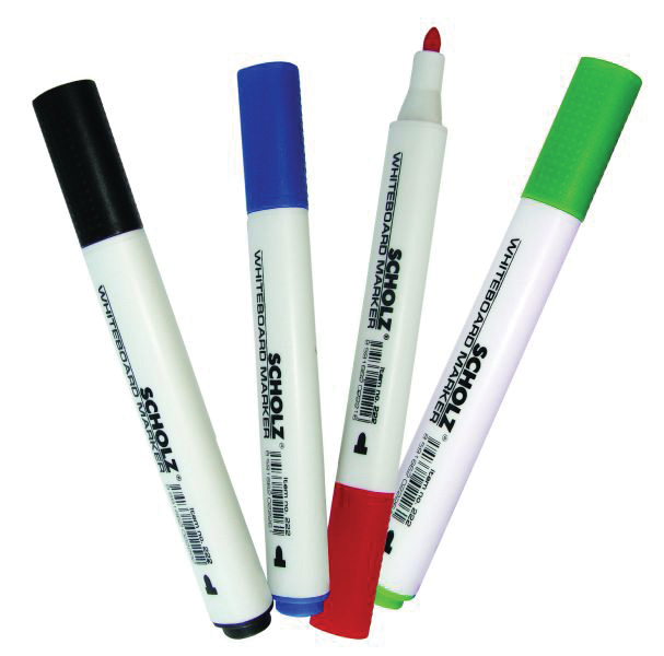 Маркер для дощок, кругле вістря 1-2мм., зелен. Scholz - фото 1