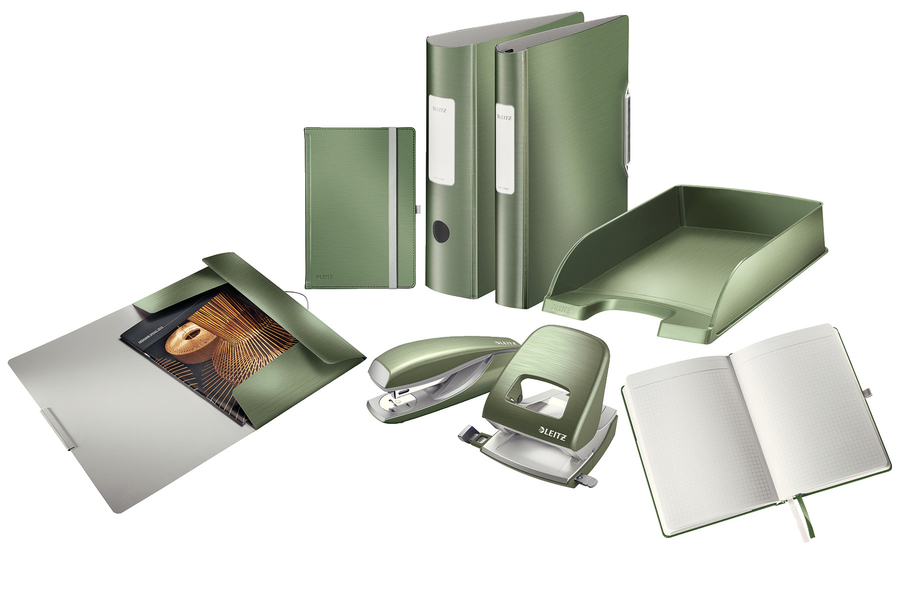 Регистратор 8,2см. А4 (PP) 180 Style, морск. волна LEITZ - фото 3