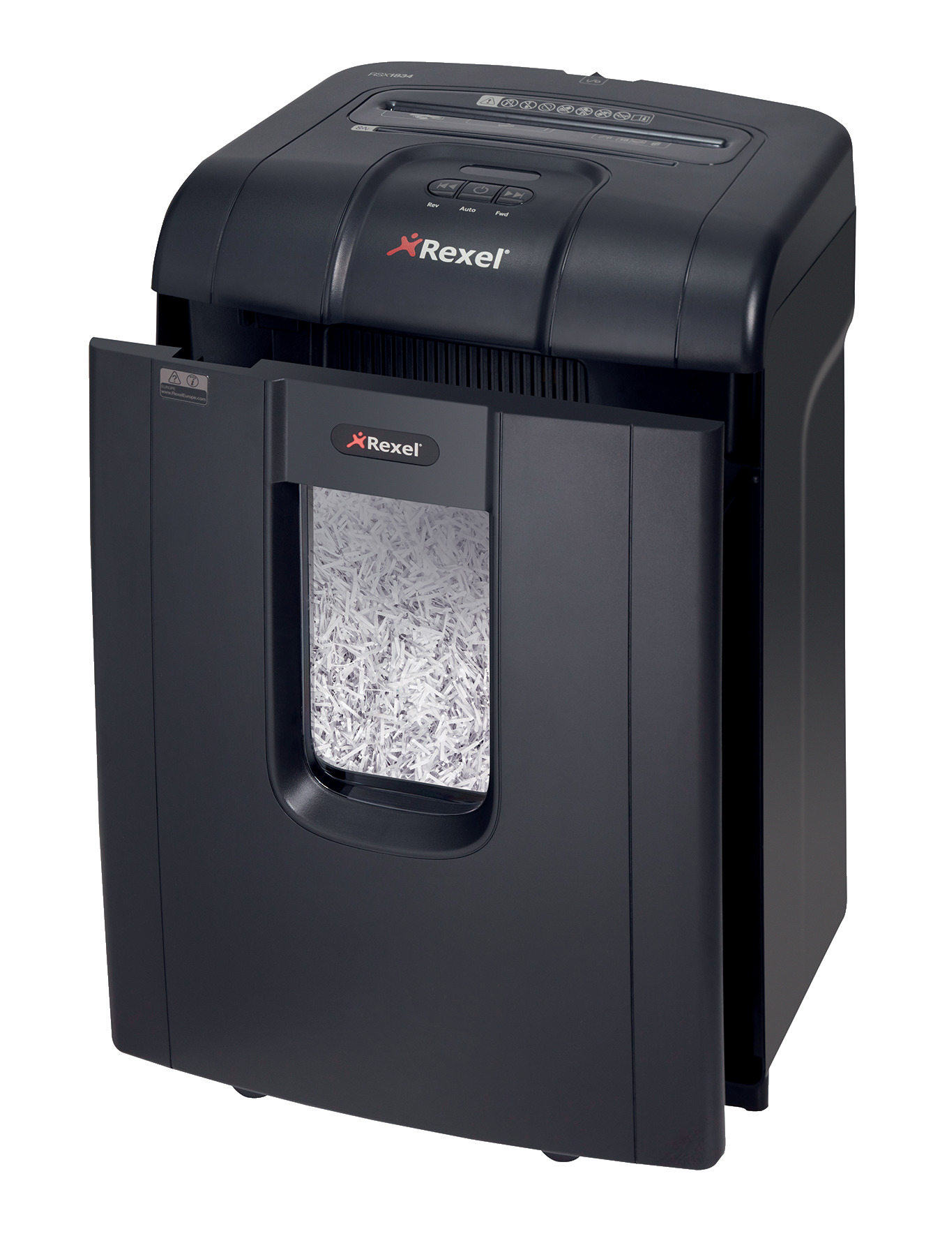 Знищувач документів Mercury RSX1834 P4 18лист., перехресне різання, корзина 34л Rexel - фото 3