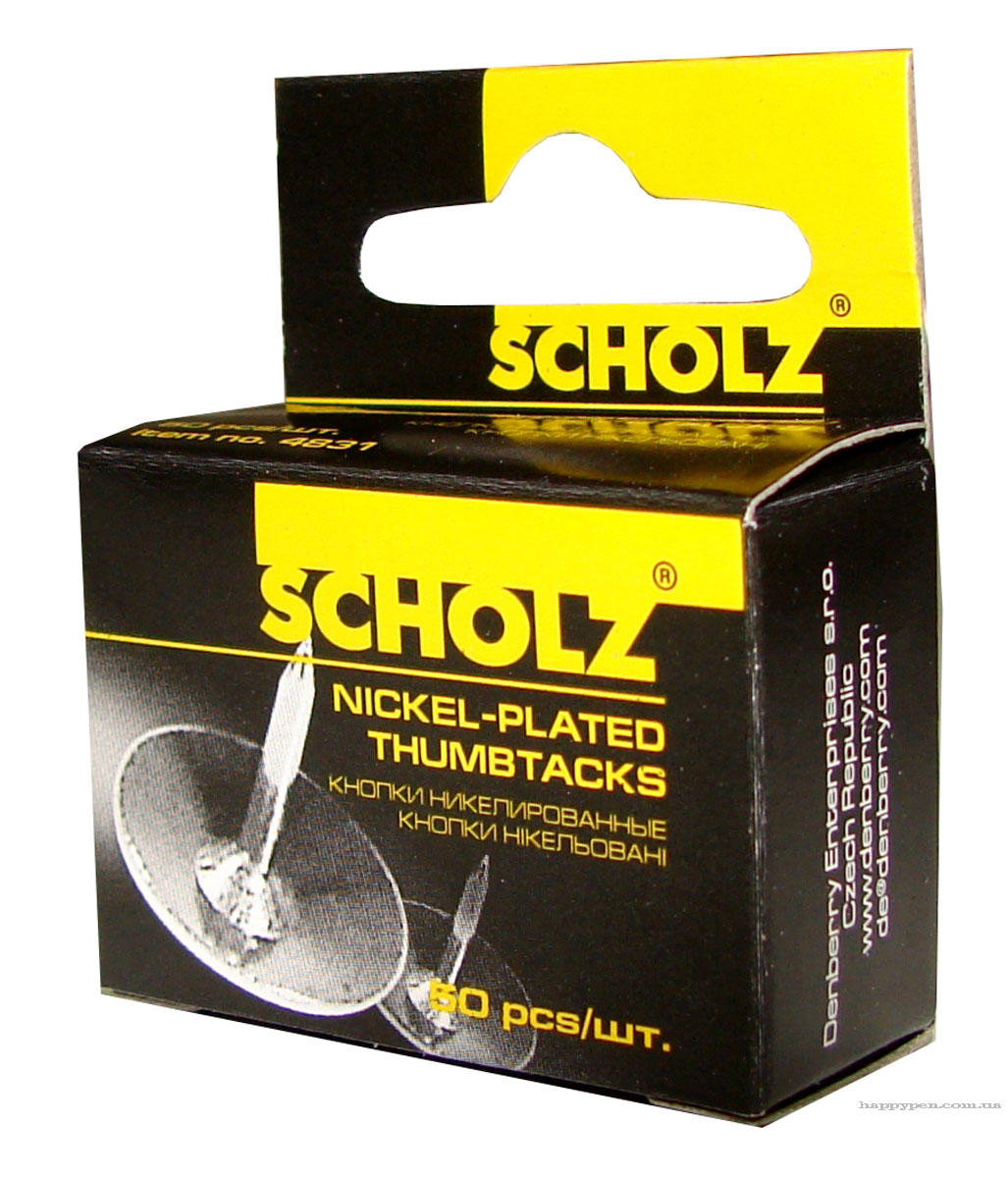 Кнопки 50шт./уп., никель Scholz - фото 3