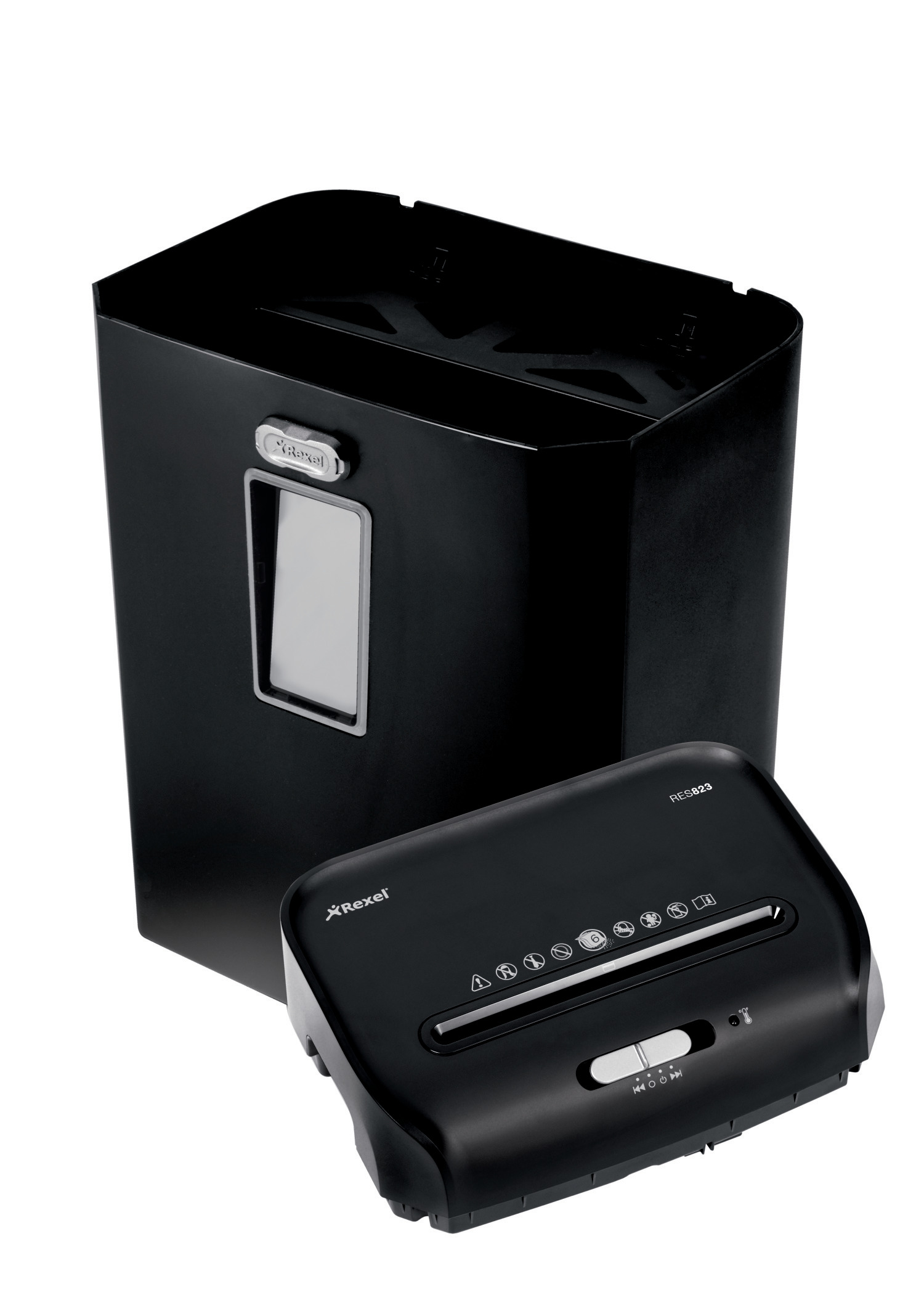 Знищувач документів Promax RES823 Р2 8арк. поздовжня різання, корзина на 23л. Rexel - фото 3