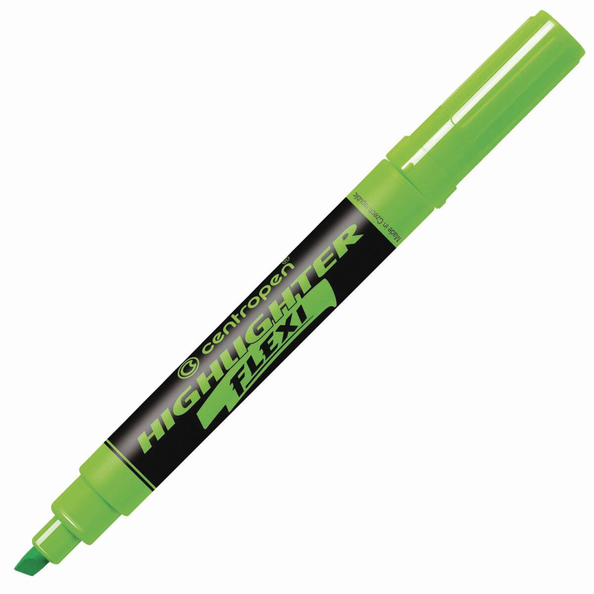 Маркер текстовый Highlighter Flexi 8542, 1-5мм., зелен. Centropen - фото 1