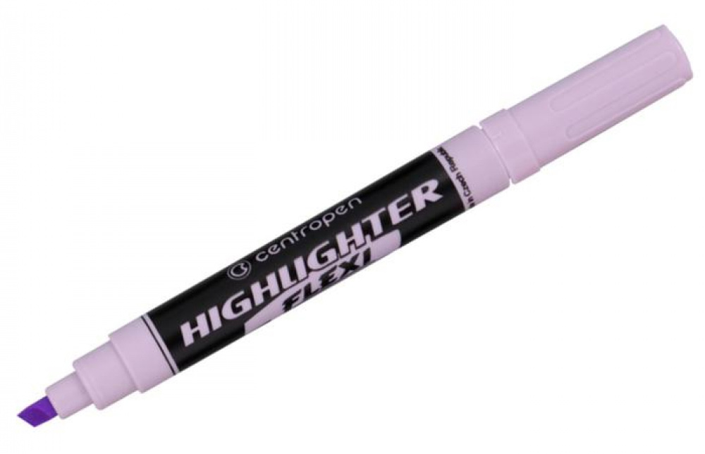 Маркер текстовый Highlighter Flexi 8542, 1-5мм., пастельный лилов. Centropen - фото 1