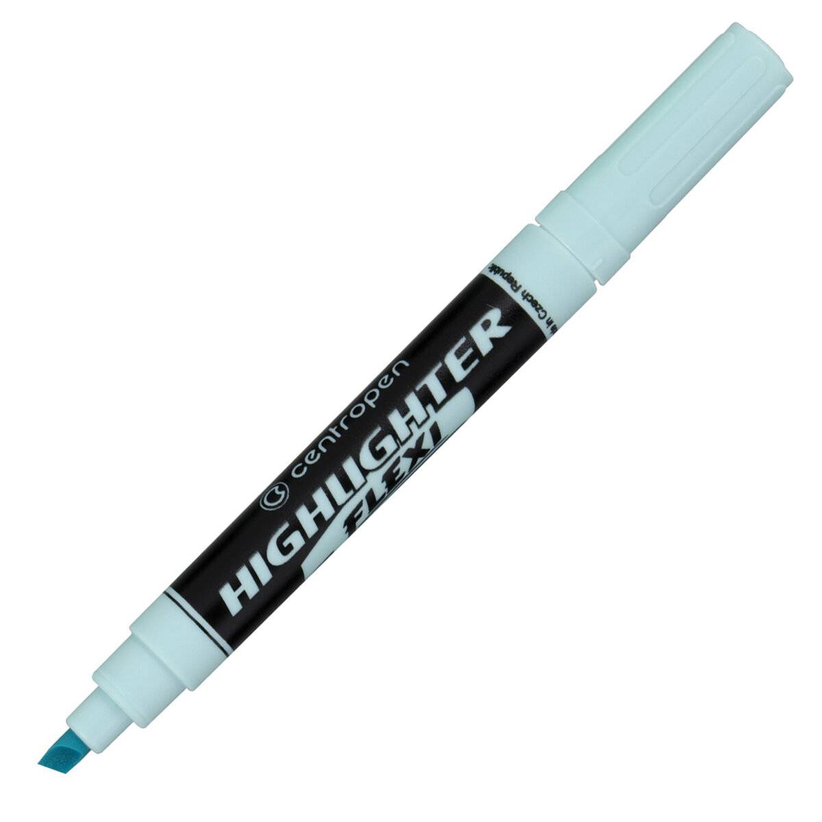 Маркер текстовый Highlighter Flexi 8542, 1-5мм., пастельный голуб. Centropen - фото 1