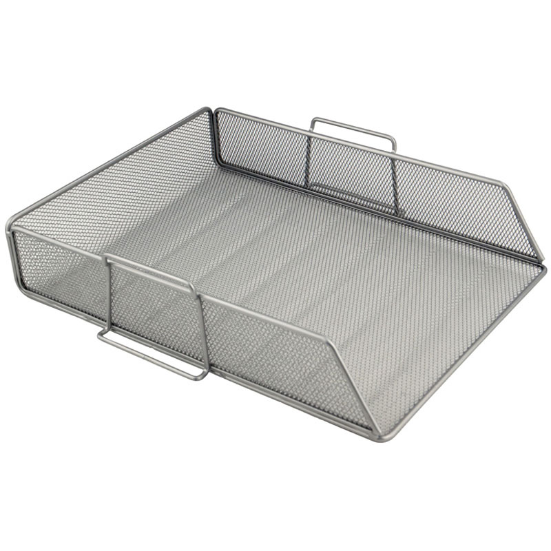 Лоток горизонтальний металевий, срібл. Axent - фото 3