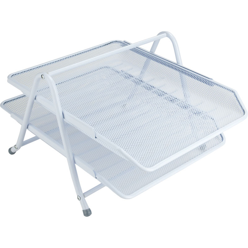 Лоток горизонтальний 2 в 1 металевий, біл. Axent - фото 2