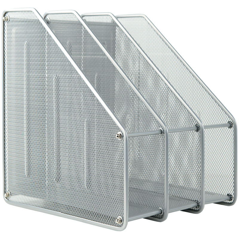 Лоток вертикальний 3 в 1 металевий, срібл. Axent - фото 2