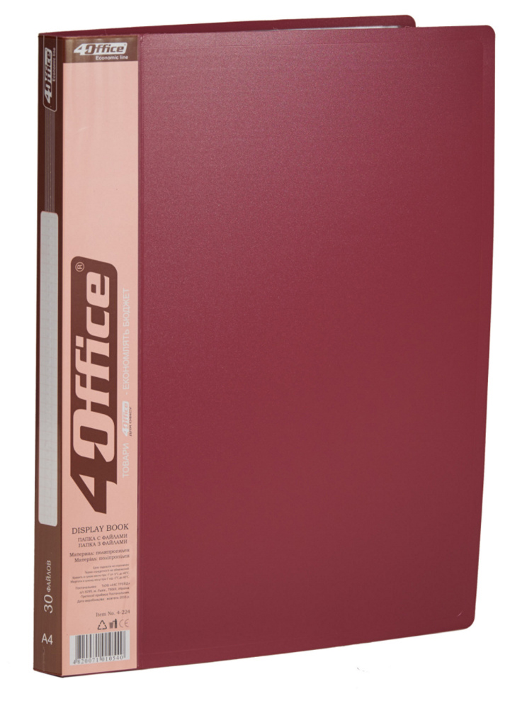 Папка на 30 файлів, асорті 4Office - фото 2