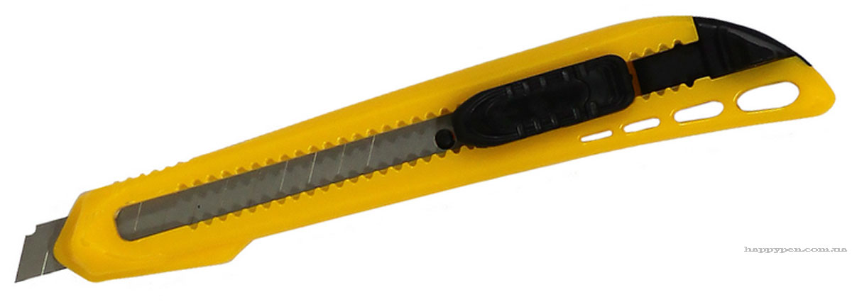 Ніж канцелярський малий 9мм., металева направляюча Scholz - фото 1