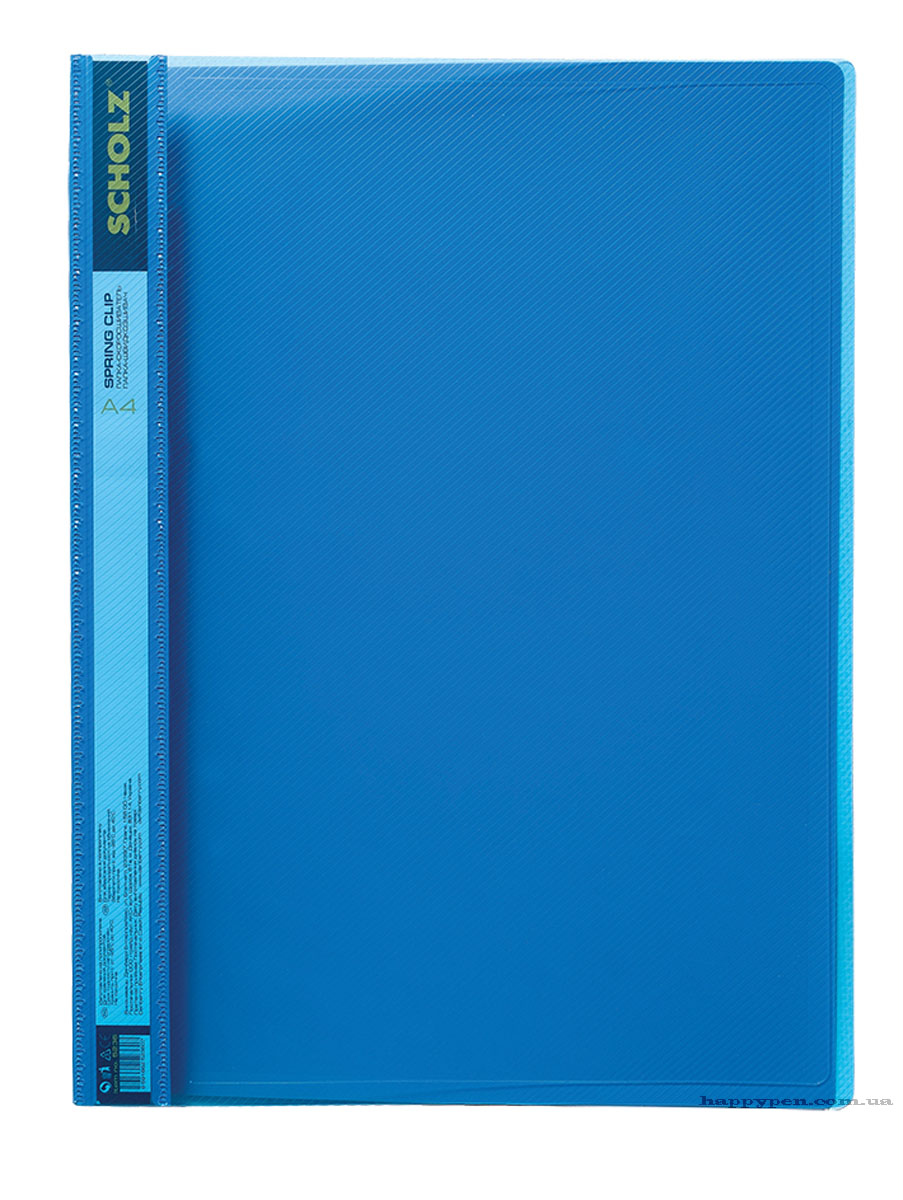 Папка со скоросшивателем 20мм., прозрачный верх, ассорт. Scholz - фото 3