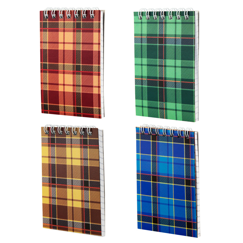 Блокнот А7 на спирали 48л., кл., ассорт. Axent - фото 1