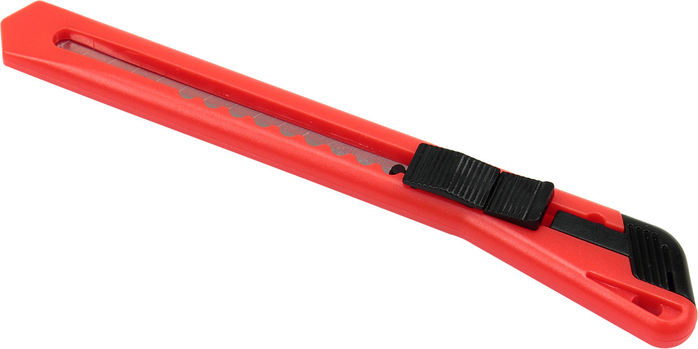 Нож канцелярский малый 9мм., пластиковый корпус NORMA - фото 2