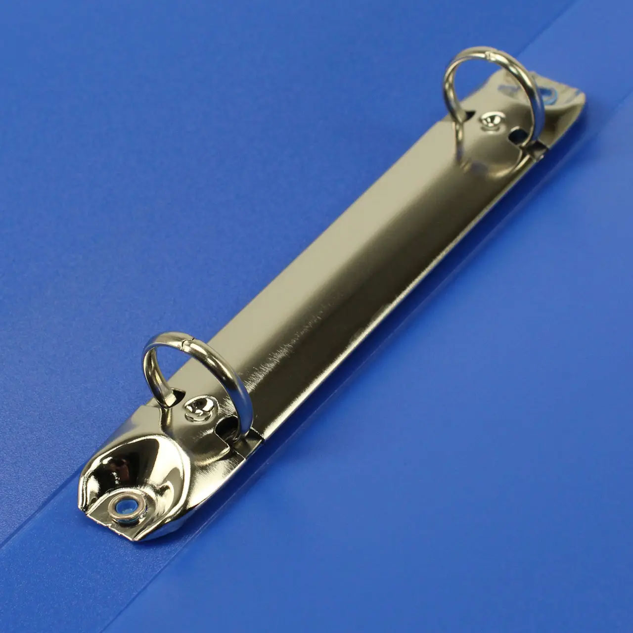 Папка А4, 2 кільця, 25мм., пластик, внутрішня кишеня, син. Scholz - фото 1