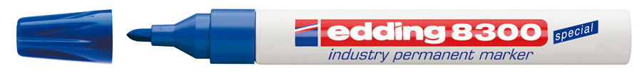 Маркер перманентний 8300, круглий накінечник 1,5-3мм., син. Edding - фото 1