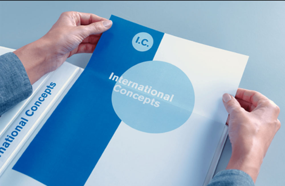 Папка панорама А4, 4кільця, PP, товщина торця 25мм. механізм 15мм., біл. Esselte - фото 5