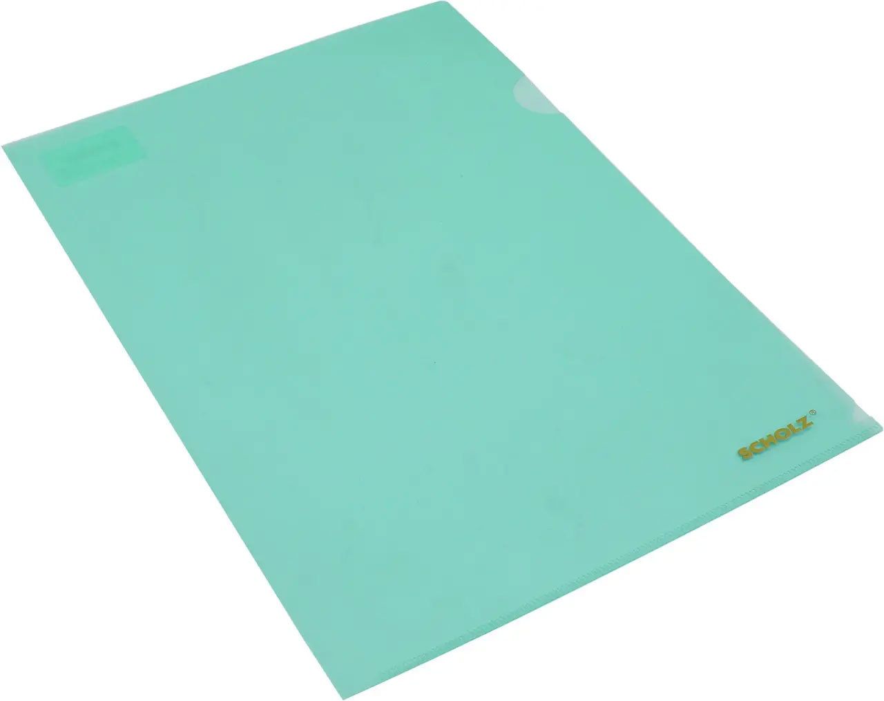 Папка-куток прозора глянсова, товщина 180мкм, зелен. Scholz - фото 1