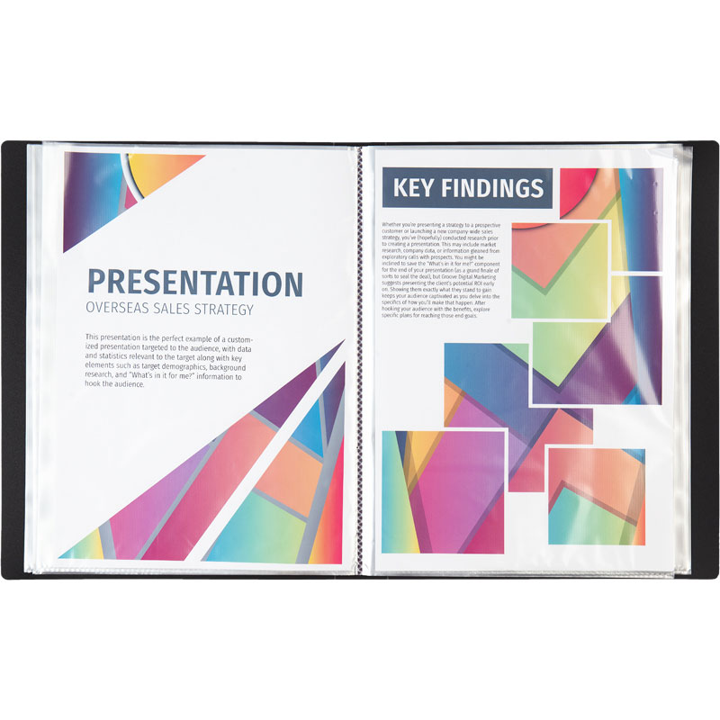 Папка на 60 файлов, черн. Axent - фото 1