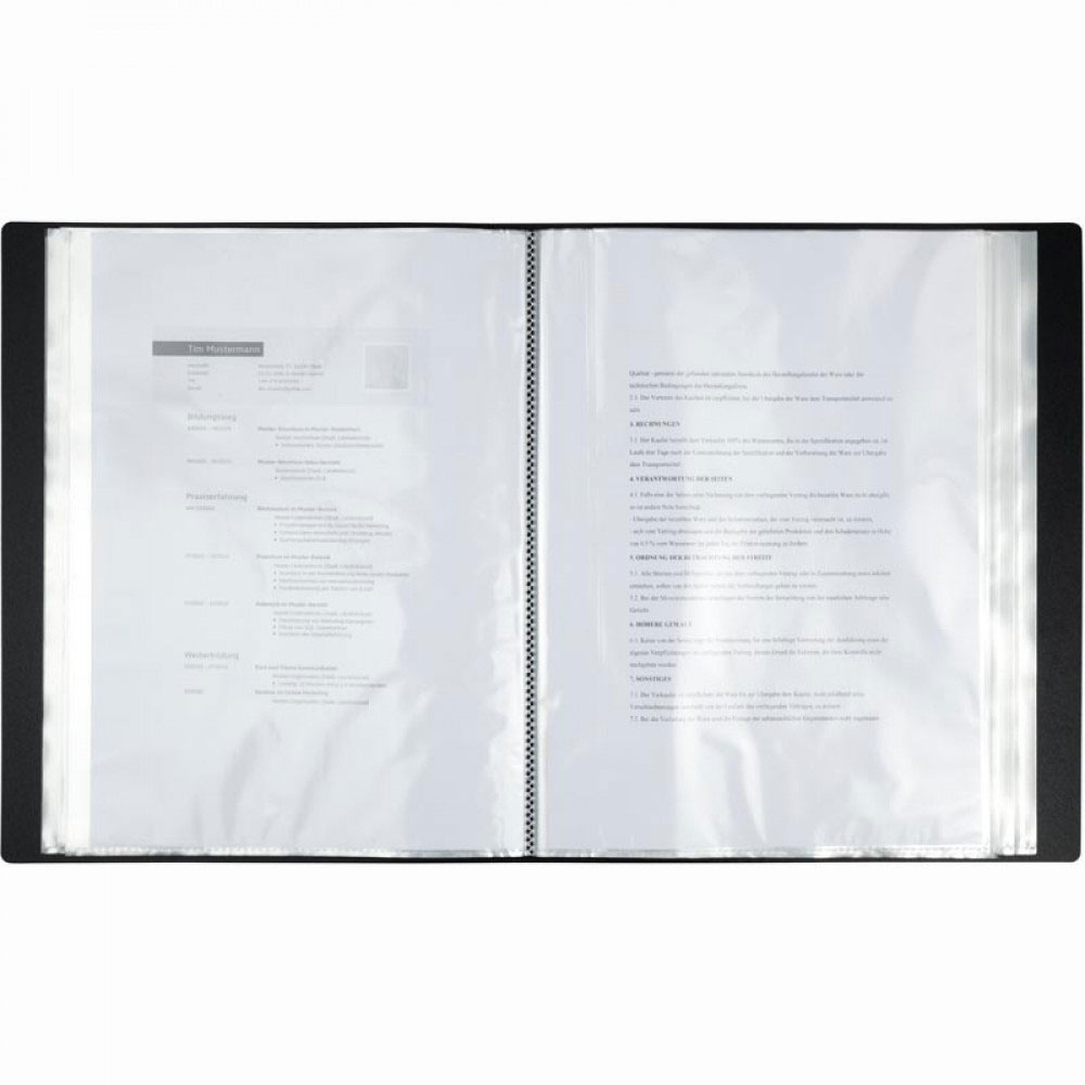 Папка на 80 файлів, чорн. Axent - фото 1