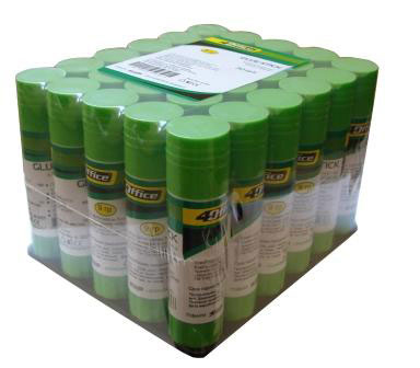 Клей-карандаш PVA, 9г. 4Office - фото 1