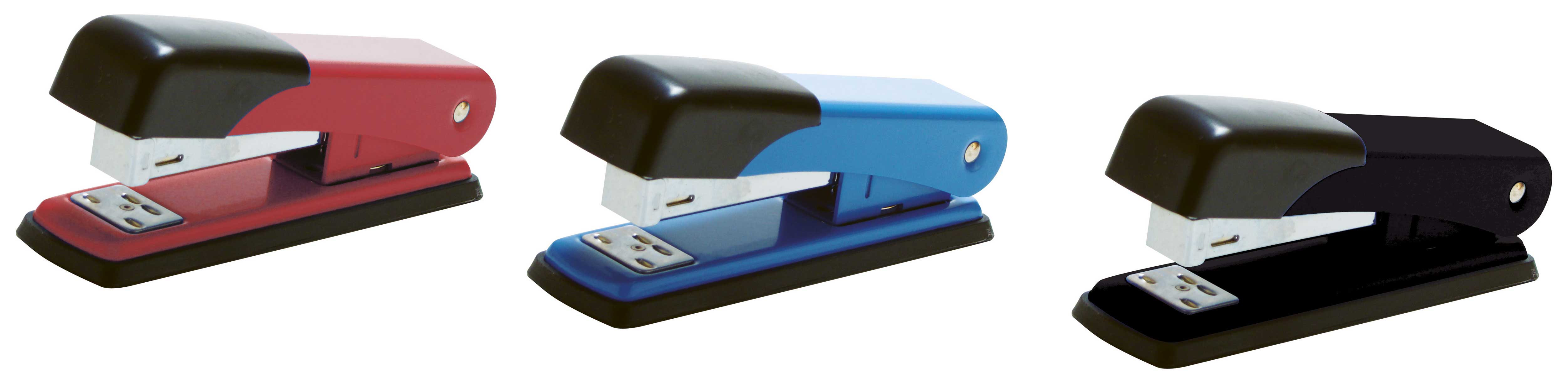 Степлер 24/6, 20арк., металевий, черв. NORMA - фото 3