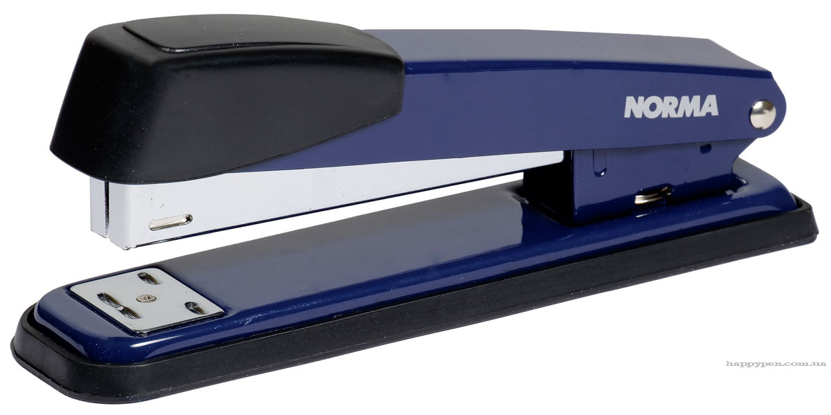 Степлер 24/6, 20л., металлический, син. NORMA - фото 2