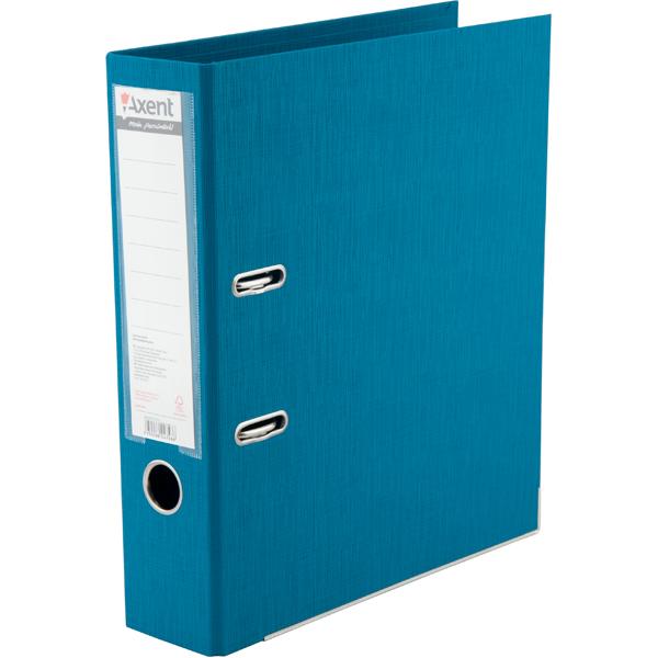 Регистратор 7,5см. А4 (PP двустороннее покрытие) Prestige, бирюз. Axent - фото 1