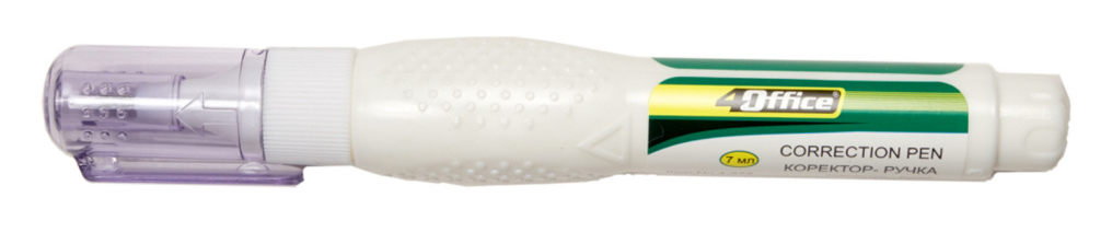 Коректор-ручка металевий корегуючий вузол, 7мл. 4Office - фото 3
