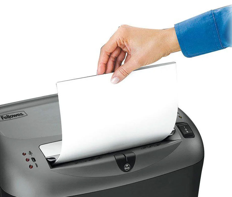 Знищувач документів 75Cs 12арк., 3м/хв., перехресне різання 3,9*38мм., корзина на 27л. FELLOWES - фото 2