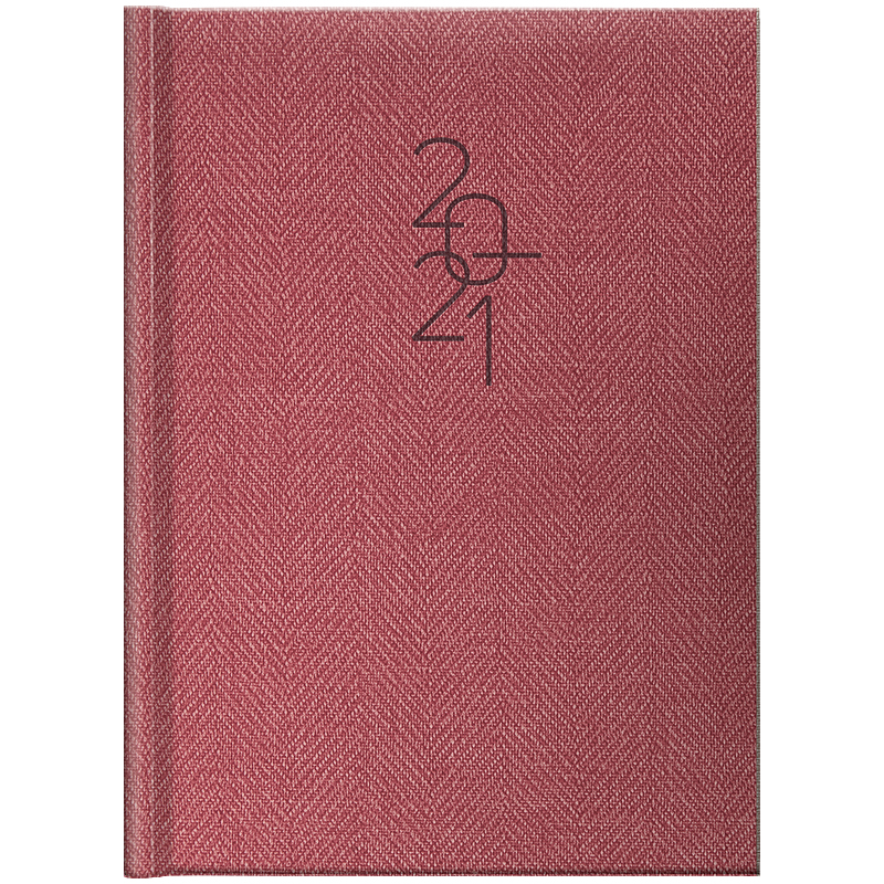 Ежедневник датированный Стандарт 2021 Tweed, красн. Brunnen - фото 1