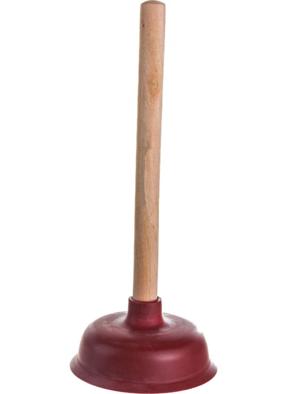 Вантуз з дерев'яною ручкою - фото 1