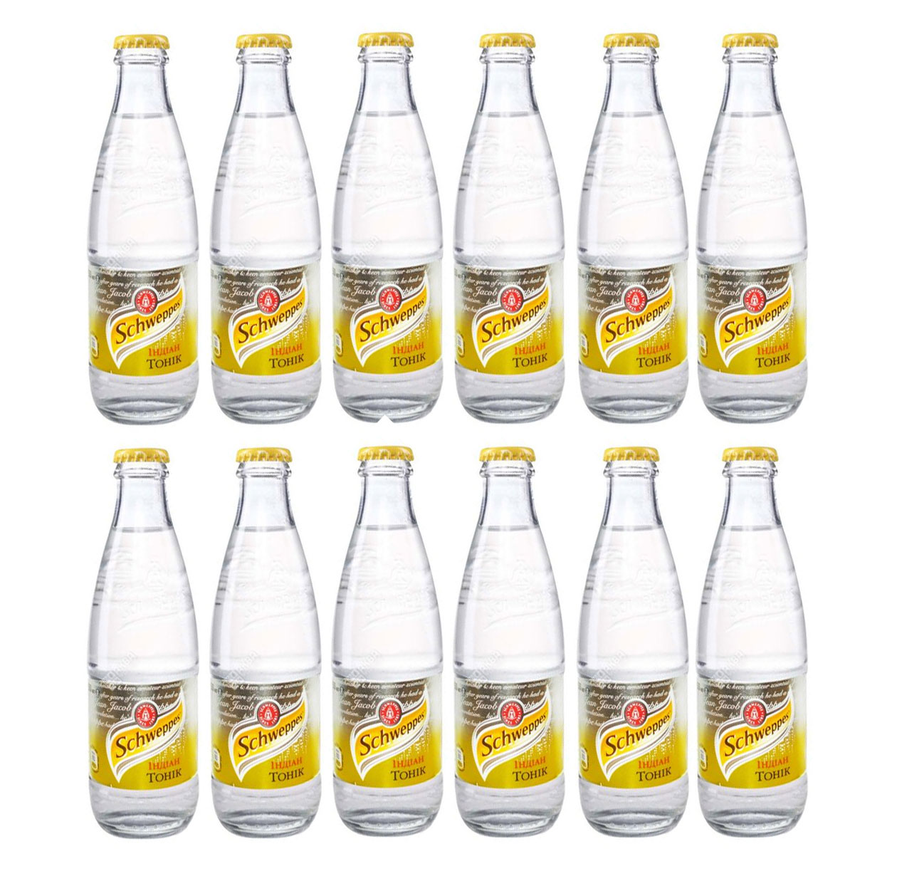 Вода Швепс Індіан тонік, 0,25л 12шт/уп., склянна пляшка Schweppes - фото 2