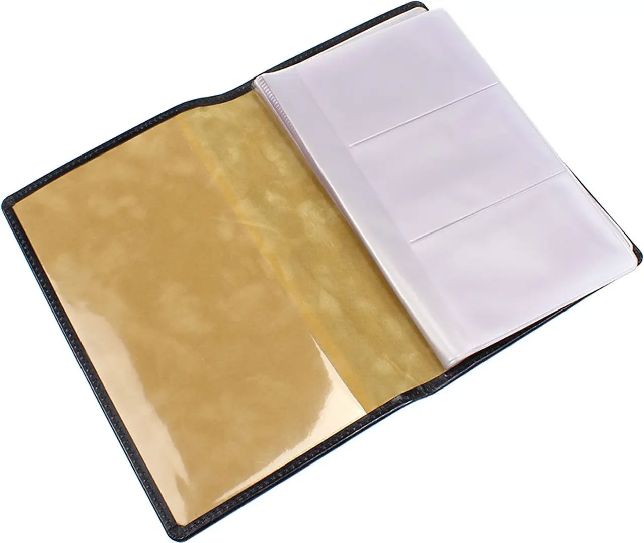 Візитниця LaFontaine 96 візиток, шкіра, син. Brunnen - фото 3