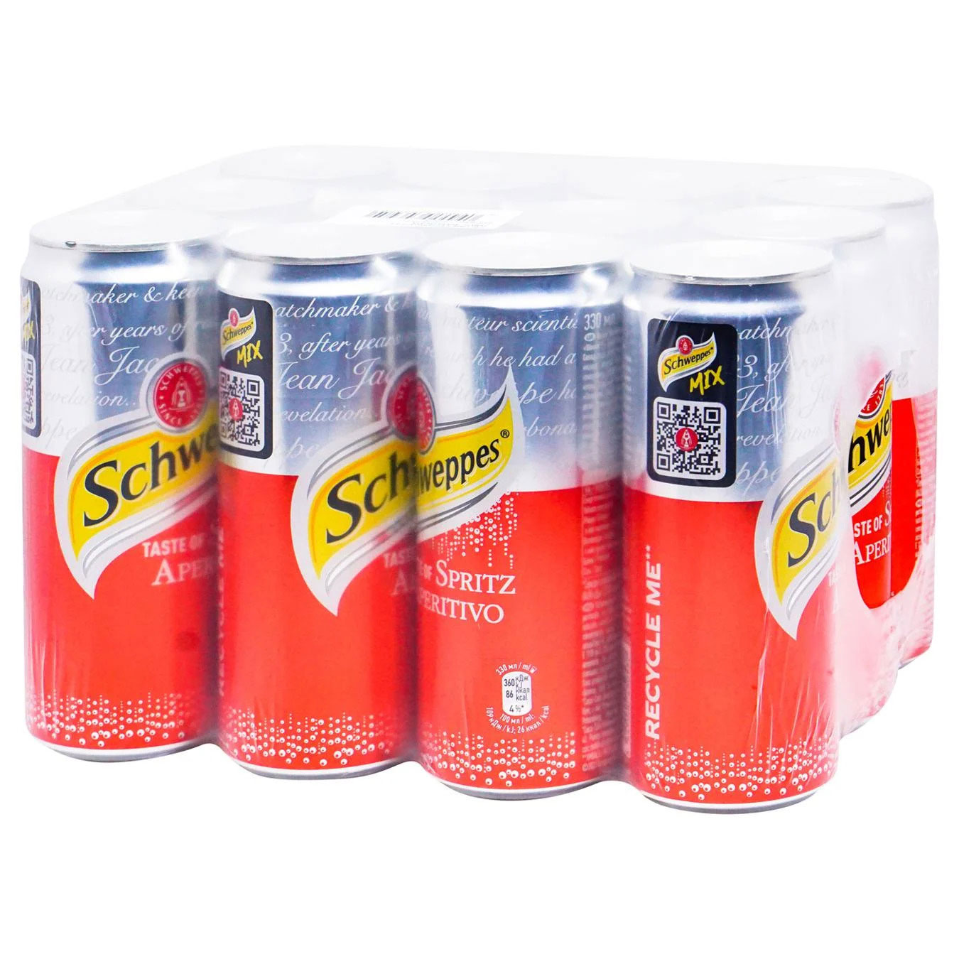 Напій Швепс Шприц Spritz Aperitivo, 0,33л 12шт/уп., жерстяна банка Schweppes - фото 2