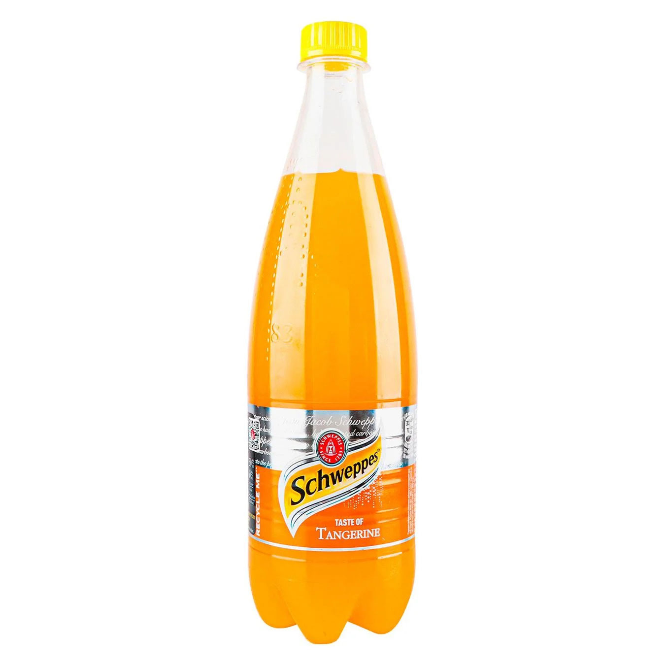 Напій Швепс Мандарин, 0,75л., 12шт/уп., пластикова пляшка Schweppes - фото 1