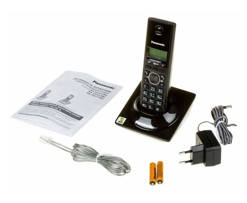 Радіотелефон КХ-TG1711, чорн. Panasonic - фото 2