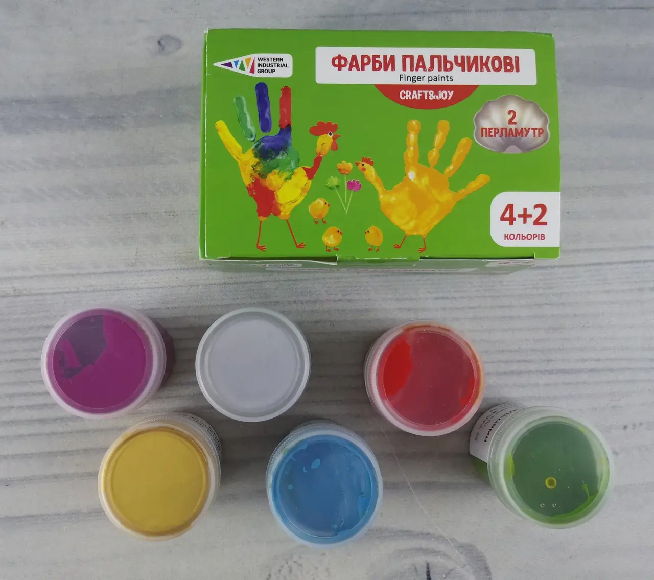 Фарби пальчикові 