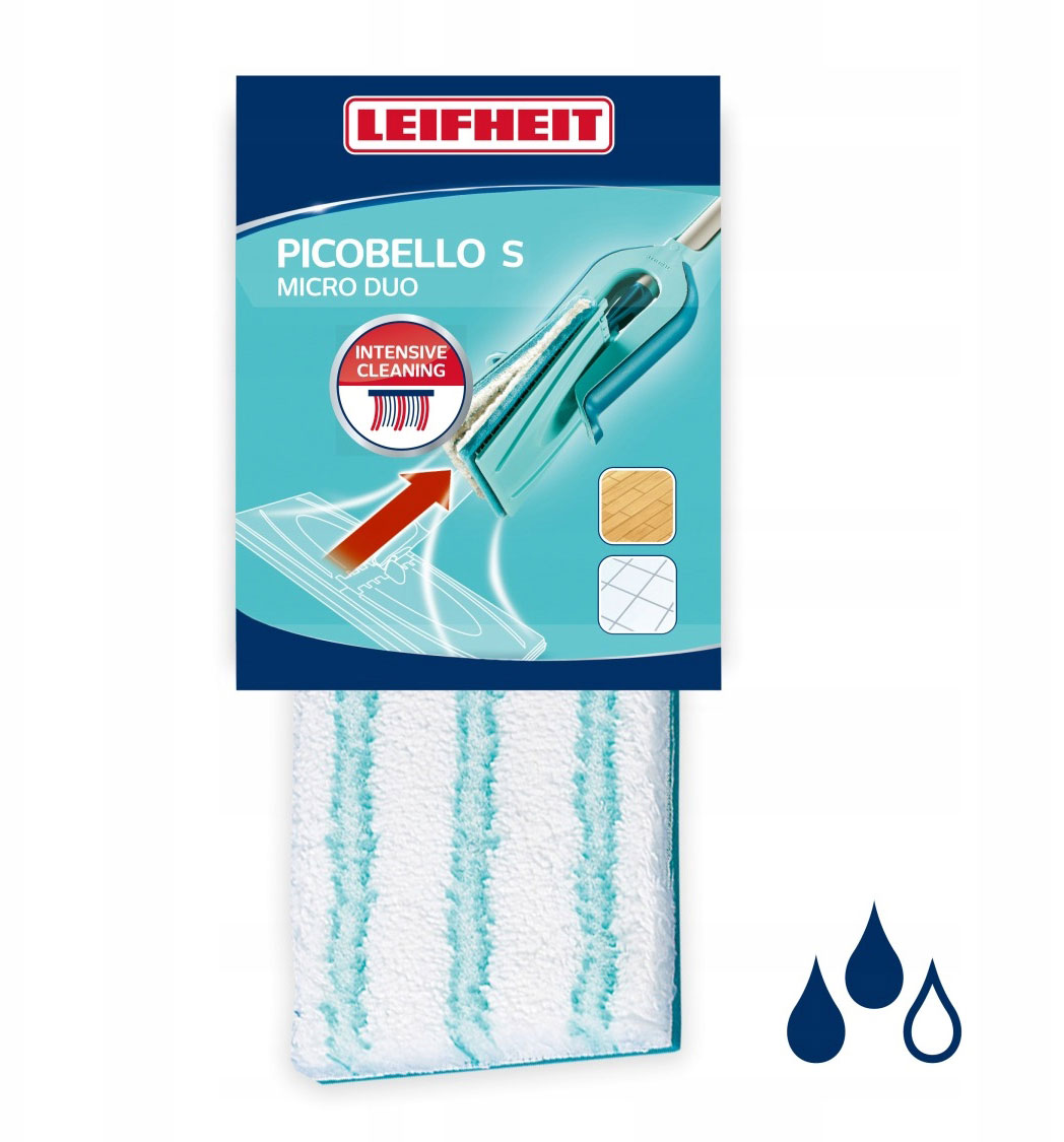 Насадка змінна для швабри Leifheit Micro Duo Picobello S 27х10 см (56610) LEIFHEIT - фото 1
