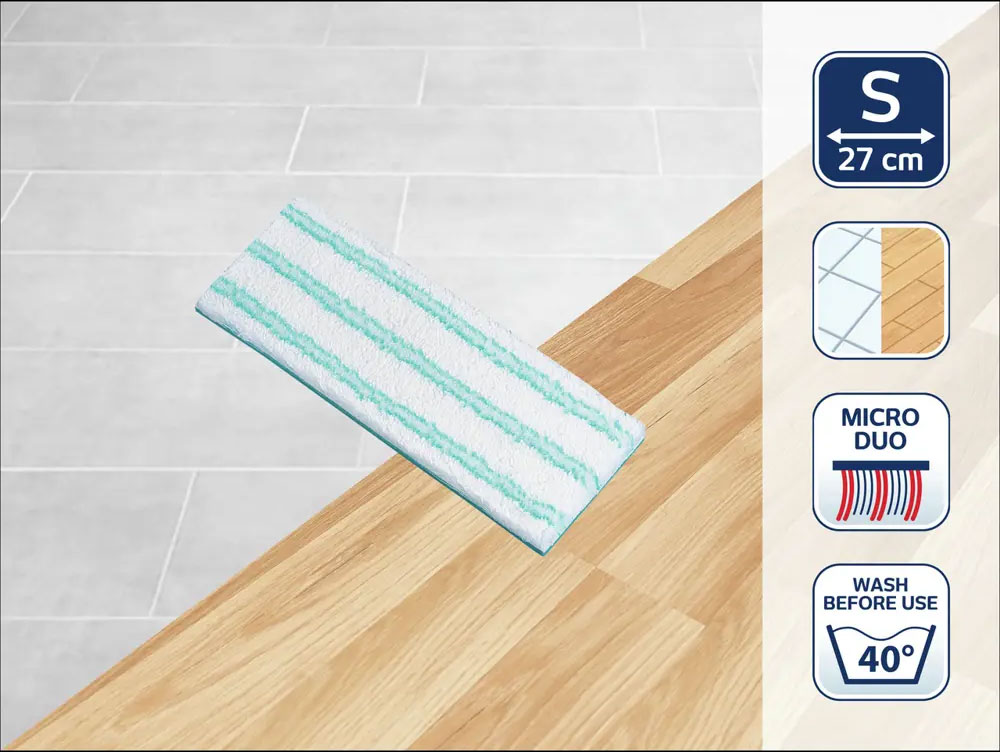 Насадка змінна для швабри Leifheit Micro Duo Picobello S 27х10 см (56610) LEIFHEIT - фото 5