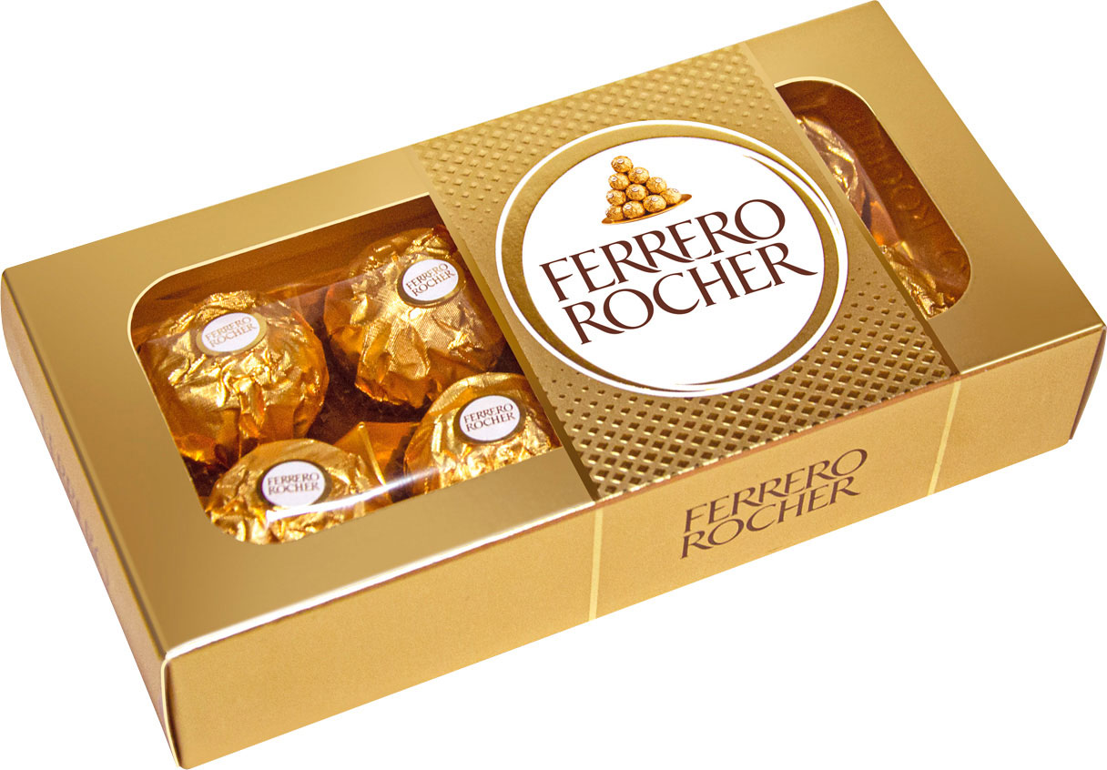 Конфеты Ferrero Rocher, 100г., Т8х8x1 (8000500192801) Ferrero - фото 1