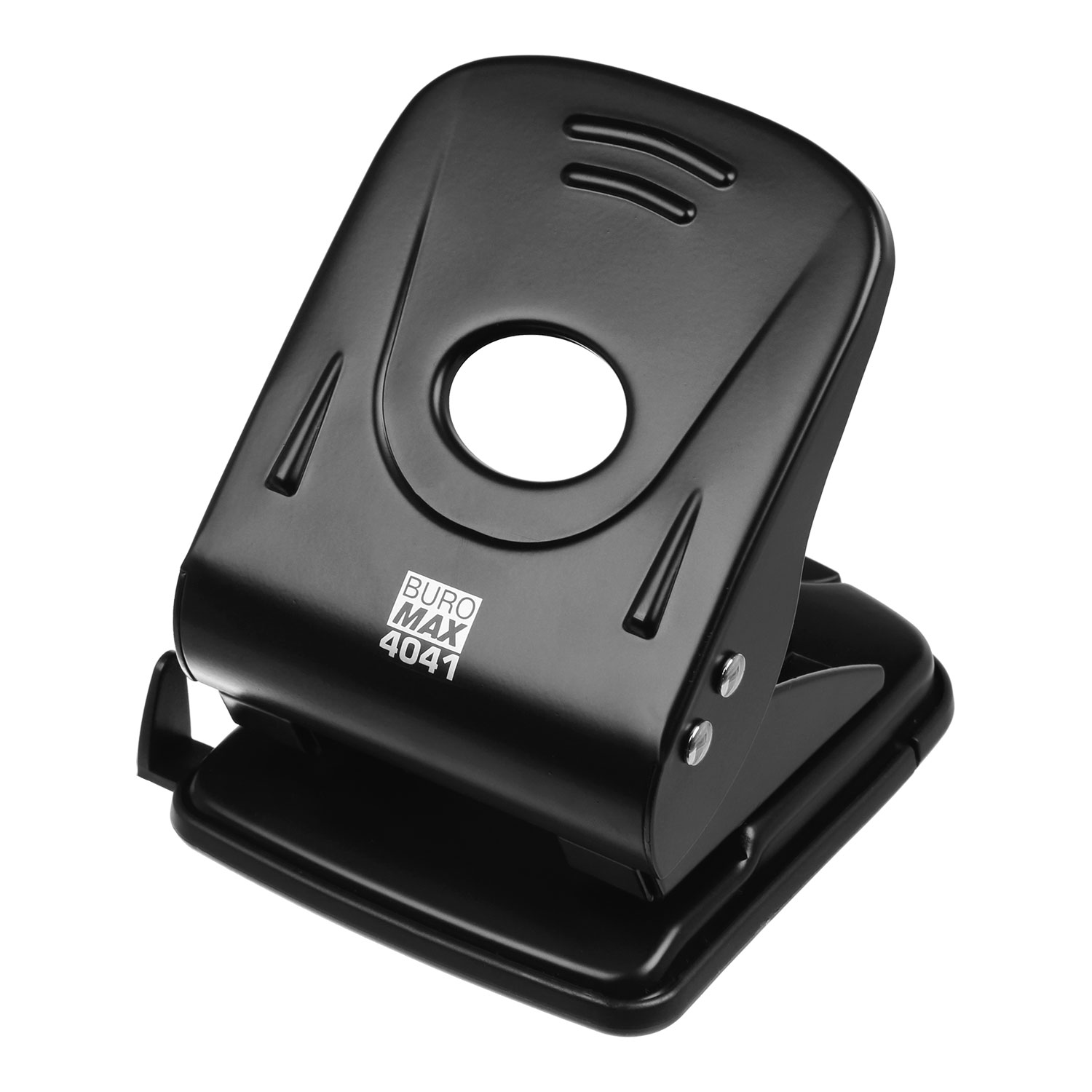Дырокол на 2 отверстия, до 40 листов BM.4041, металлический, черн. BuroMax - фото 1