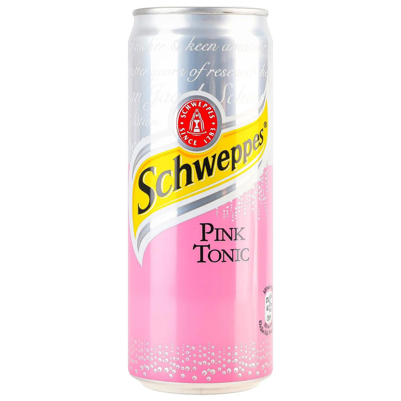 Напій Швепс Pink Tonic, 0,33л, 12шт/уп., жерстяна банка Schweppes - фото 2