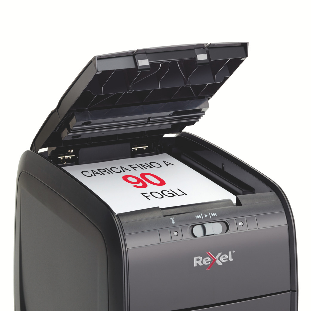 Знищувач документів Auto+ 90X. P3 5лист., Перехресне різання, корзина 20л Rexel - фото 1