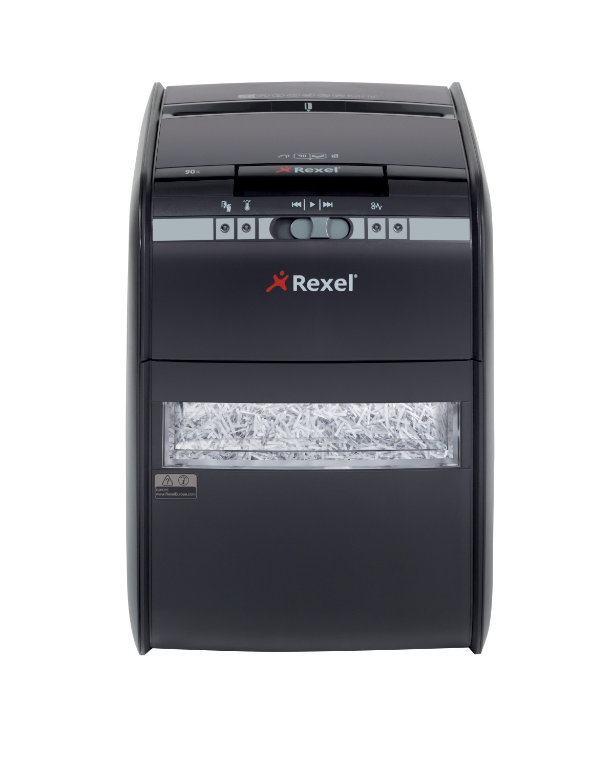 Знищувач документів Auto+ 90X. P3 5лист., Перехресне різання, корзина 20л Rexel - фото 2