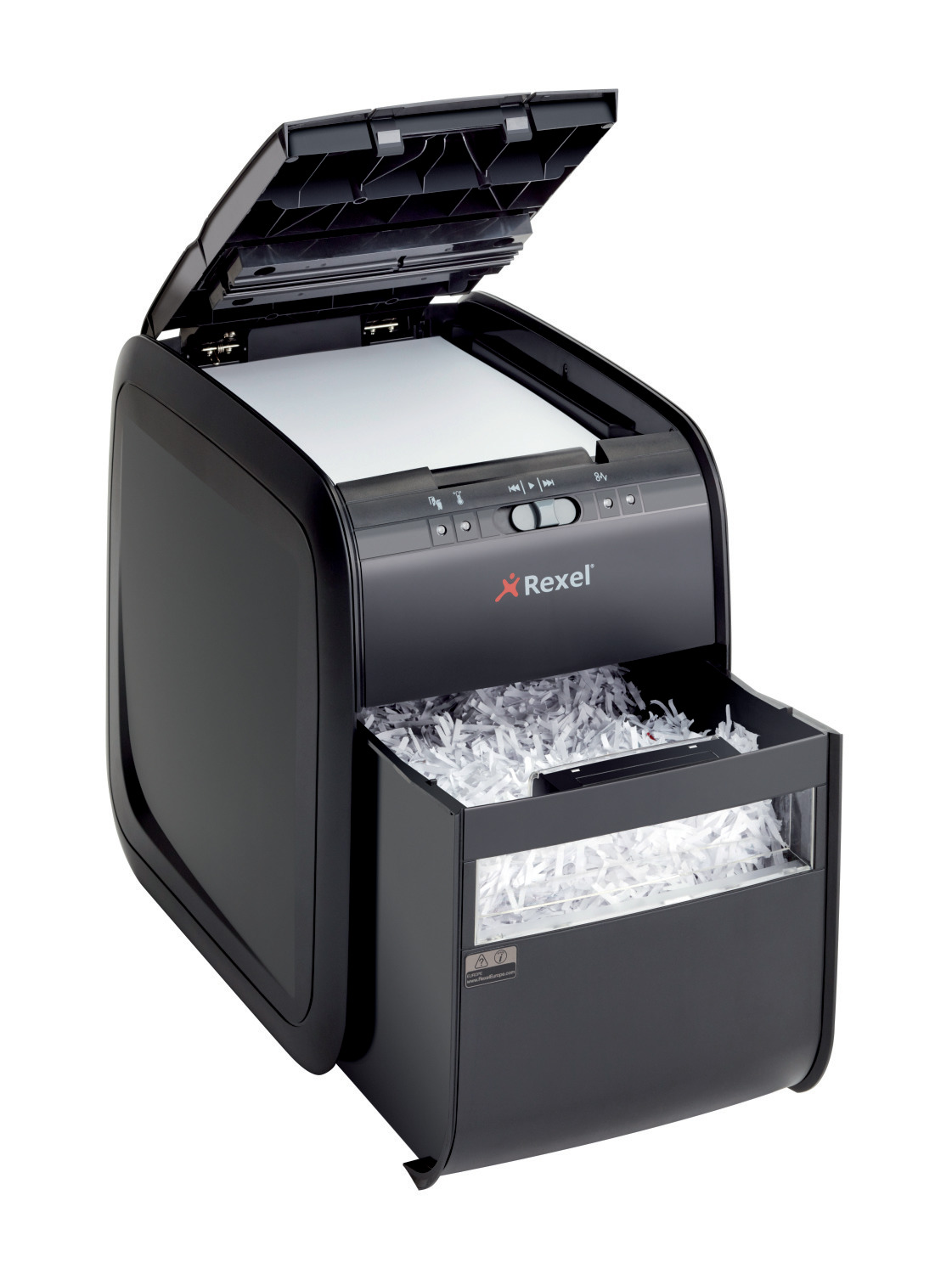 Знищувач документів Auto+ 90X. P3 5лист., Перехресне різання, корзина 20л Rexel - фото 8