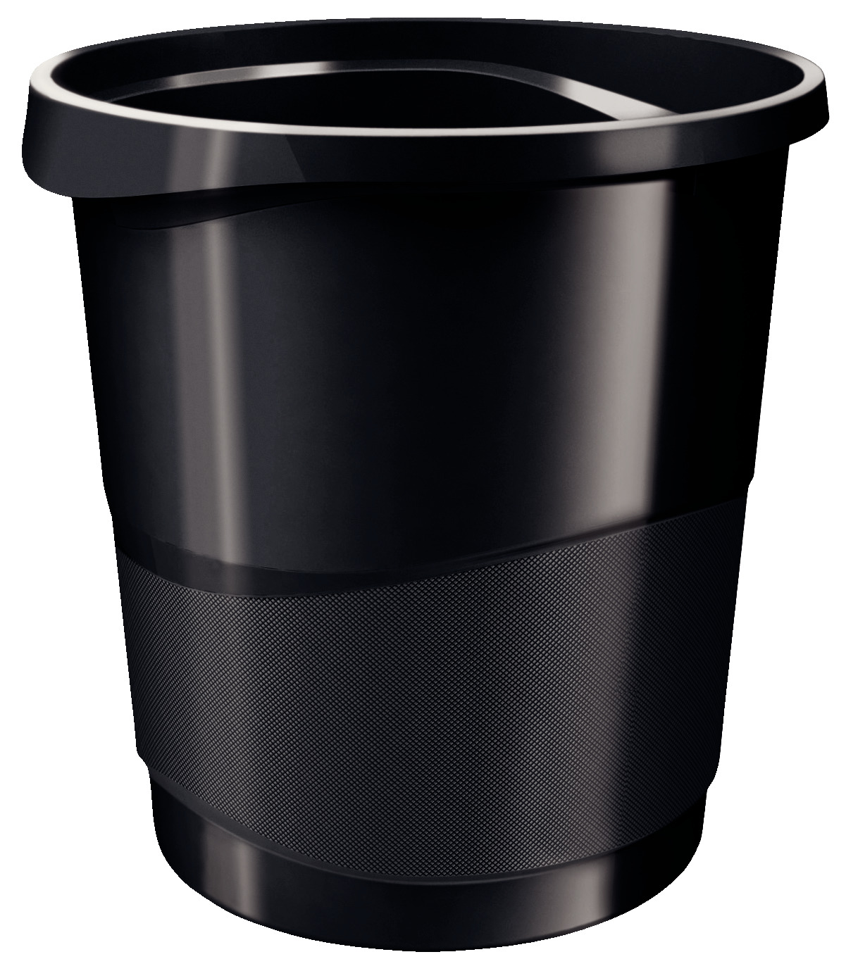 Корзина для бумаг Vivida 14л. пластиковая, черн. Esselte - фото 1