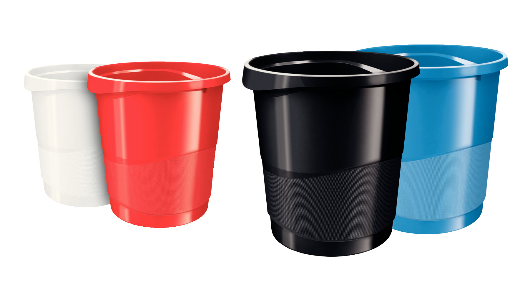 Корзина для бумаг Vivida 14л. пластиковая, черн. Esselte - фото 2