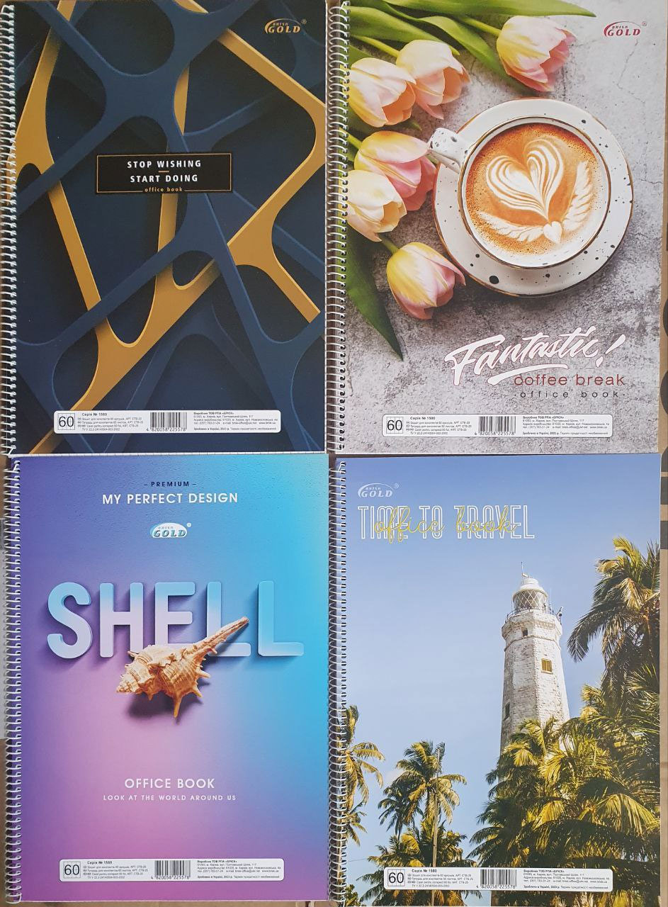 Тетрадь на спирали А4, 60л., клетка, мягкая обложка Бриск - фото 7